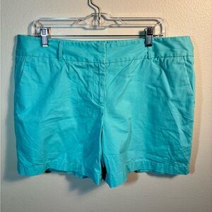 Loft turq shorts‎